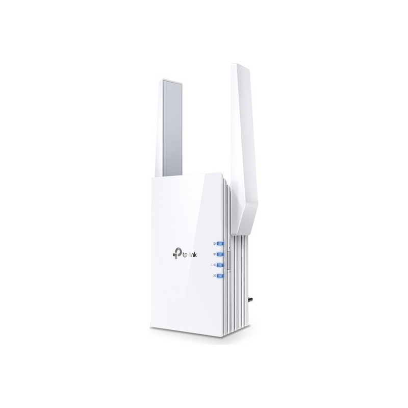 TP-Link RE505X - Extensor de Red Wi-Fi 6 AX1500 - 300 Mbps a 2.4GHz + 867Mbps a 5GHz-2 × antenas externas - 1 × puerto de 10/100