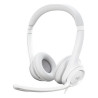 Logitech H390 Wired Headset for PC/Laptop, Off-white - Auricular - en oreja - cableado - USB-A - blanco hueso