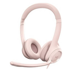 Logitech H390 Wired Headset for PC/Laptop, Rose - Auricular - en oreja - cableado - USB-A - rosa