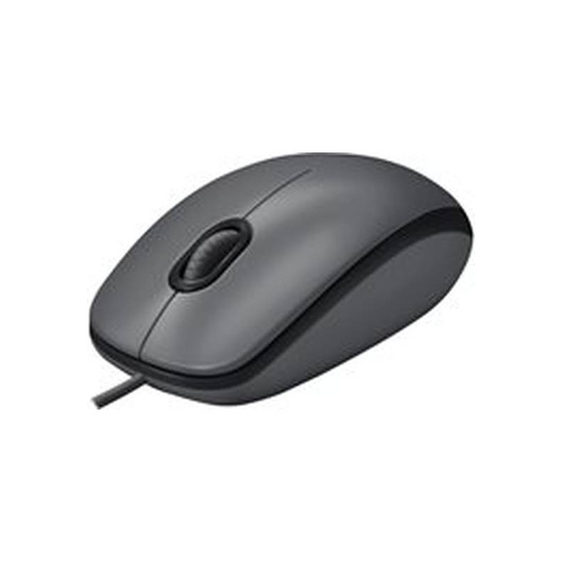 Logitech M90 - Ratón - diestro y zurdo - óptico - cableado - USB