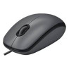 Logitech M90 - Ratón - diestro y zurdo - óptico - cableado - USB