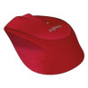 Logitech M280 - Ratón - diestro - óptico - 3 botones - inalámbrico - 2.4 GHz - receptor inalámbrico USB - rojo