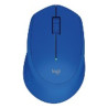 Logitech M280 - Ratón - diestro - óptico - 3 botones - inalámbrico - 2.4 GHz - receptor inalámbrico USB - azul