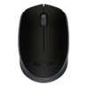 Logitech M170 - Ratón - diestro y zurdo - inalámbrico - 2.4 GHz - receptor inalámbrico USB - negro