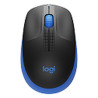 Logitech M190 - Ratón - óptico - 3 botones - inalámbrico - receptor inalámbrico USB - azul