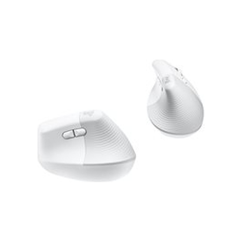 Logitech Lift Vertical Ergonomic Mouse - Ratón vertical - ergonómico - 6 botones - inalámbrico - 2.4 GHz, Bluetooth - receptor d