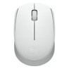 Logitech M170 Wireless Mouse, Ambidextrous, Off-white - Ratón - diestro y zurdo - óptico - 3 botones - inalámbrico - 2.4 GHz - r