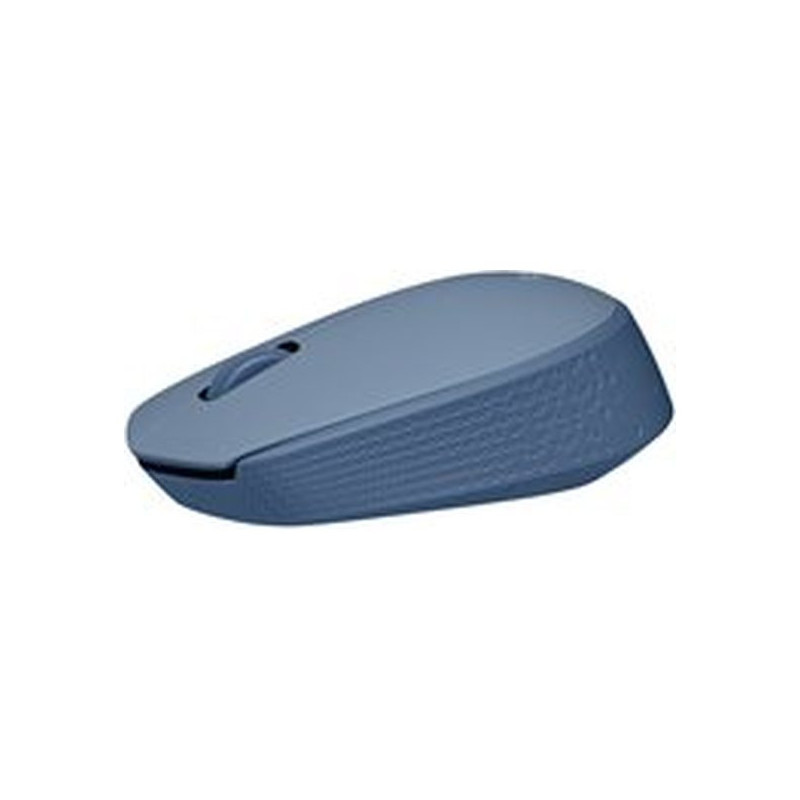 Logitech M170 Wireless Mouse, Ambidextrous, Blue Gray - Ratón - diestro y zurdo - óptico - 3 botones - inalámbrico - 2.4 GHz - r