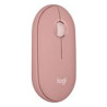 Logitech Pebble Mouse 2 M350s - Ratón - óptico - 3 botones - inalámbrico - Bluetooth - rosa