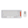 Logitech Pop Icon Combo - Keyboard and mouse set - Spanish (Latin American) - Off white