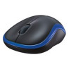 Logitech M185 - Ratón - diestro y zurdo - óptico - inalámbrico - 2.4 GHz - receptor inalámbrico USB - azul