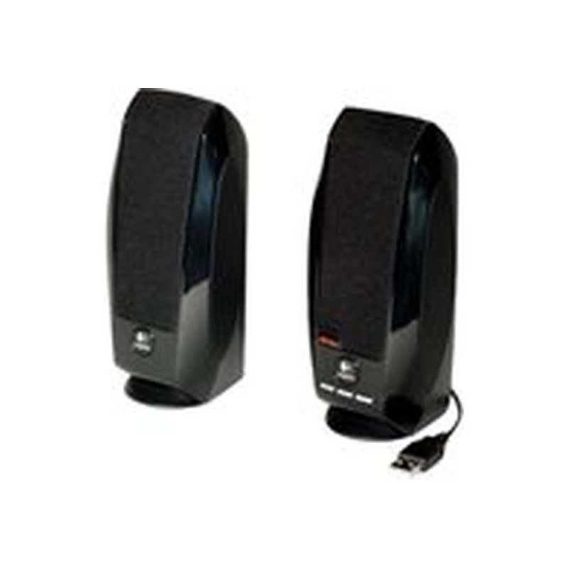 Logitech S150 - Altavoces - para PC - USB - 1.2 vatios (Total) - negro