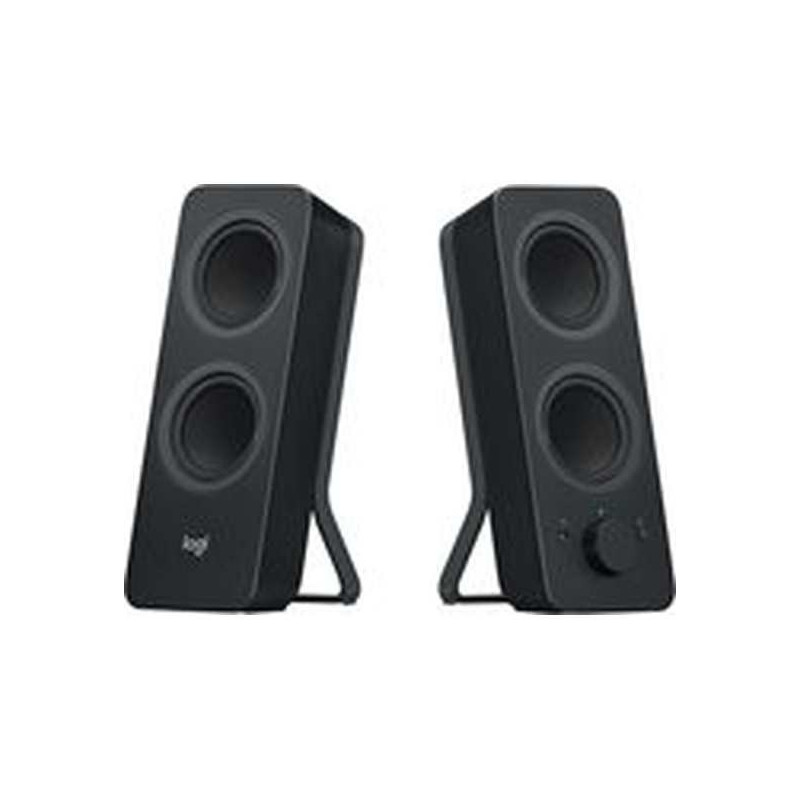 Logitech Z207 Bluetooth Computer Speakers - Altavoces - para PC - canal 2.0 - inalámbrico - Bluetooth - 5 vatios (Total) - negro