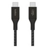 Belkin BoostCharge - Cable USB - 24 pin USB-C (M) a 24 pin USB-C (M) - USB 2.0 - 2 m - compatible con hasta 240 W de potencia - 