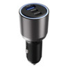 Klip Xtreme KCC-140 - Car power adapter - 140 Watt - 2 x 24 pin USB-C / 9 pin USB Type A - Cellular phone / Tablet - Car - Para 