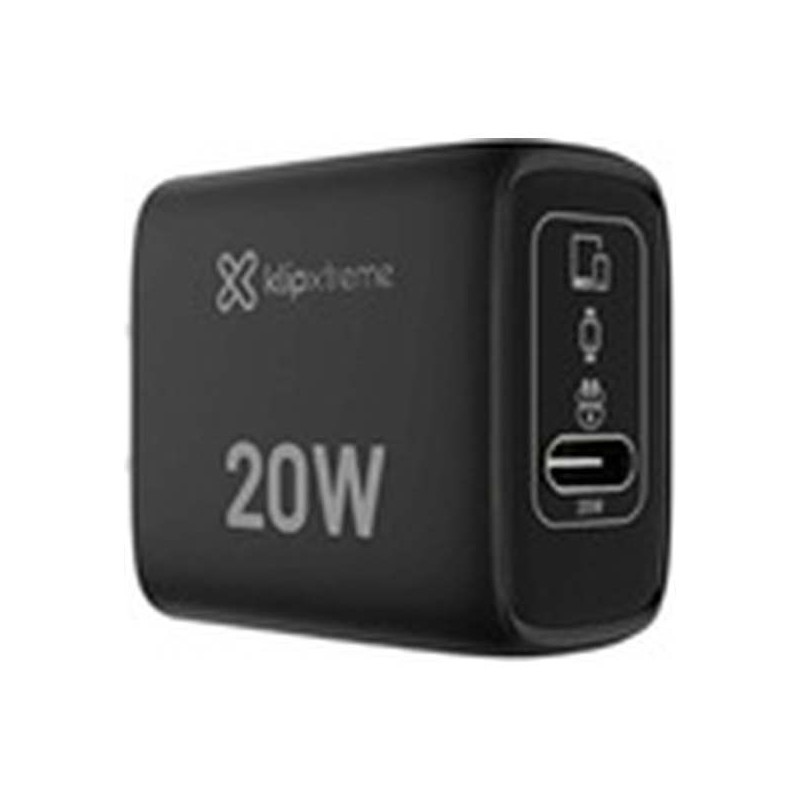 Klip Xtreme - Power converter / charger - 20 Watt - 24 pin USB-C - Cellular phone / Tablet - Wall - Para Smartphones, tablets, s