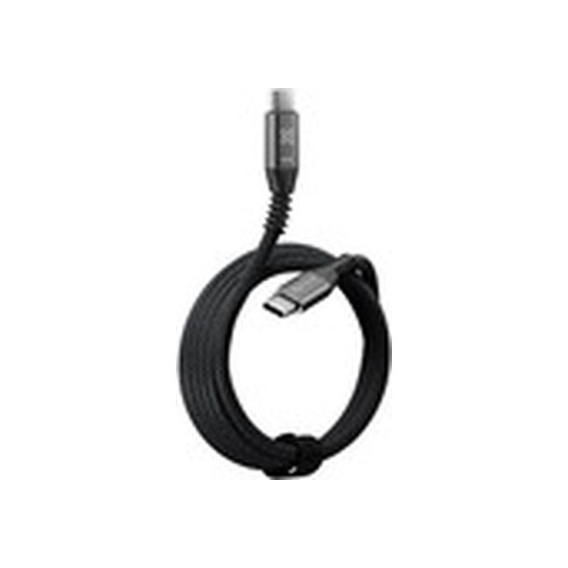 Klip Xtreme - USB cable - 24 pin USB-C - 3 m - Black - 60W Braided Fast charging