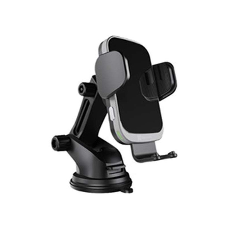 Klip Xtreme - Car wireless charging holder - 15 Watt - 24 pin USB-C - Cellular phone - Wireless - Para Smartphones - Automatic