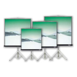 Klip Xtreme KPS-102B - Pantalla de proyección con trípode - 86 pulgada ( 218 cm ) - 4:3 - Matte White - negro