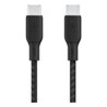 Belkin BoostCharge - Cable USB - 24 pin USB-C (M) a 24 pin USB-C (M) - 2 m - negro - para Apple 10.9-inch iPad Air; Google Pixel