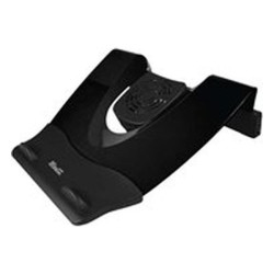 Klip Xtreme KNS-110B Notebook Stand / Cooling Station - Soporte para ordenador portátil - con concentrador USB de 4 puertos, ven