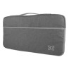 Klip Xtreme - Notebook sleeve - 14.1" - Polyester - Aluminum silver - KNS-425SV