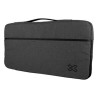 Klip Xtreme - Notebook sleeve - 14.1" - Polyester - Charcoal gray - KNS-425GR