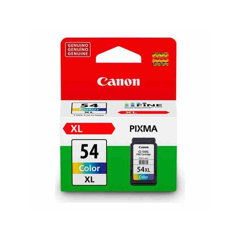 Canon CL-54XL - 12.6 ml - gran capacidad - color (cian, magenta, amarillo) - original - cartucho de tinta - para PIXMA E401, E40