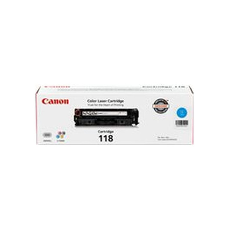 Canon 118 - Cián - original - cartucho de tóner - para Color imageCLASS MF726, MF729, MF8380, MF8580; imageCLASS LBP7200, LBP766