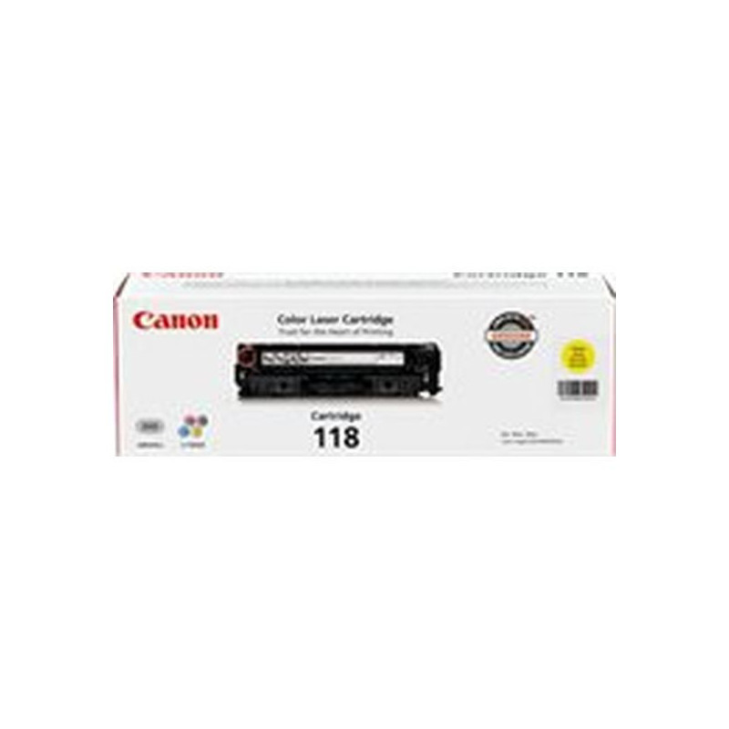 Canon 118 - Amarillo - original - cartucho de tóner - para Color imageCLASS MF726, MF729, MF8380, MF8580; imageCLASS LBP7200, LB
