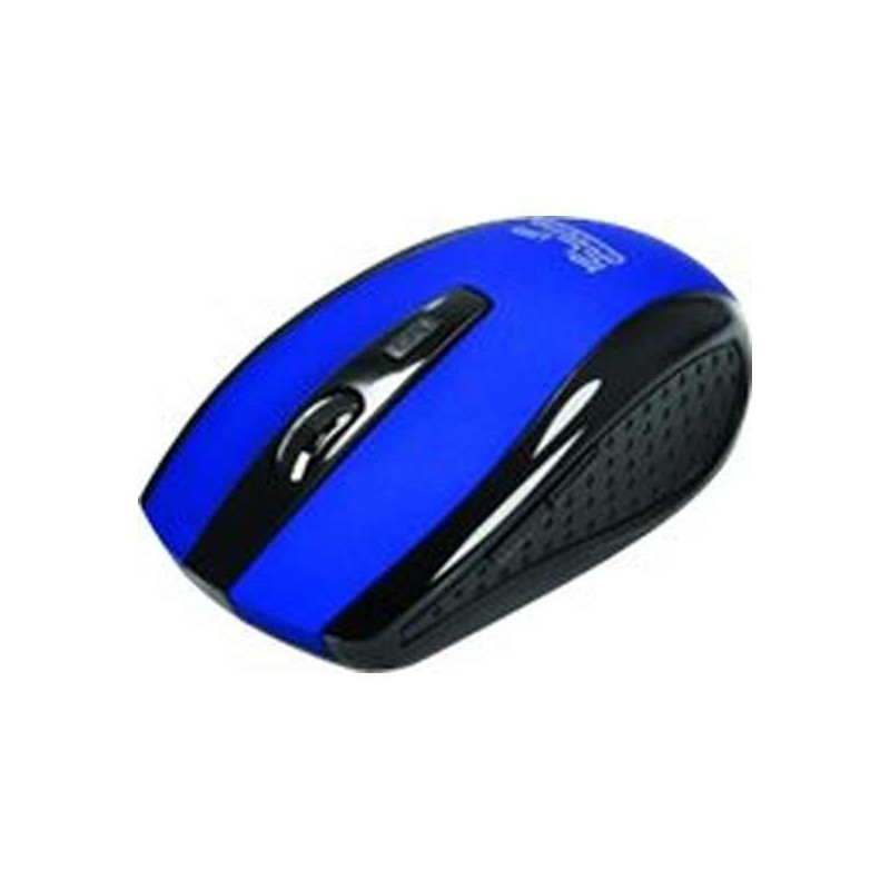Klip Xtreme KMW-340 - Ratón - diestro - óptico - 6 botones - inalámbrico - 2.4 GHz - receptor inalámbrico USB - azul