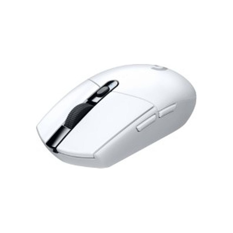 Logitech G G305 - Ratón - óptico - 6 botones - inalámbrico - 2.4 GHz - receptor inalámbrico USB - blanco