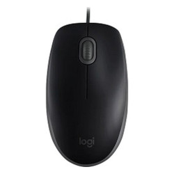 Logitech - Mouse - Wired - Black - M110 Silent
