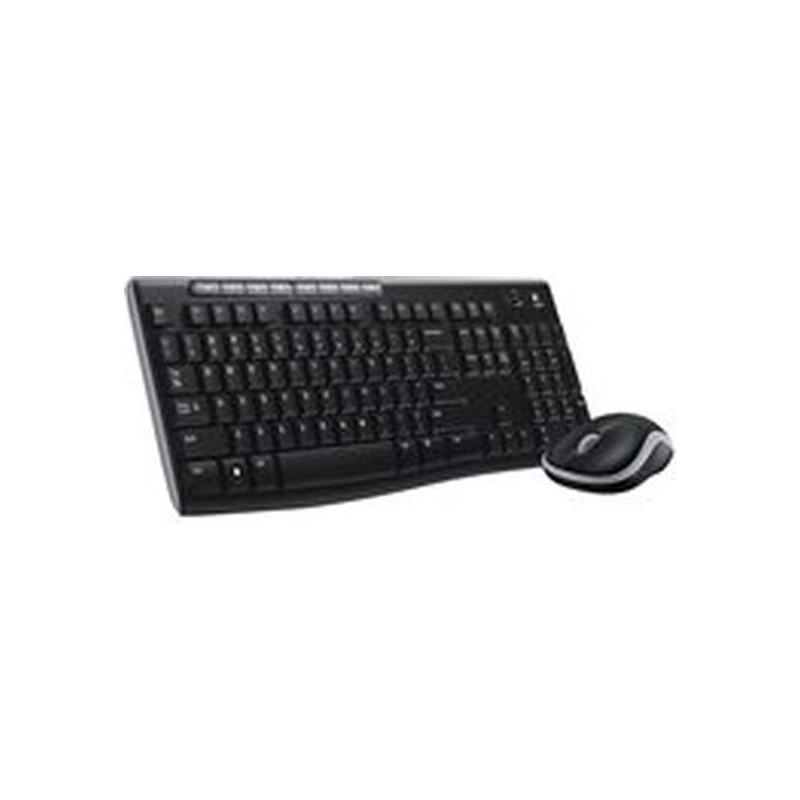 Logitech MK270 Wireless Combo - Juego de teclado y ratón - inalámbrico - 2.4 GHz - inglés - negro