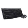 Logitech MK270 Wireless Combo - Juego de teclado y ratón - inalámbrico - 2.4 GHz - inglés - negro