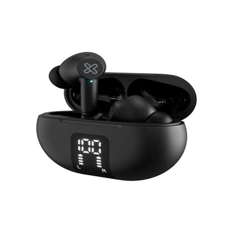 Klip Xtreme - True wireless earphones - Para Phone / Para Portable electronics / Para Tablet - Wireless - 22Hrs ANC Black