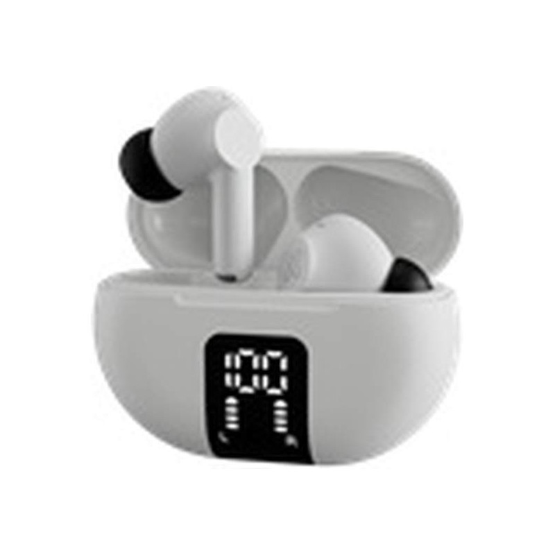 Klip Xtreme - True wireless earphones - Para Phone / Para Portable electronics / Para Tablet - Wireless - 22Hrs ANC White