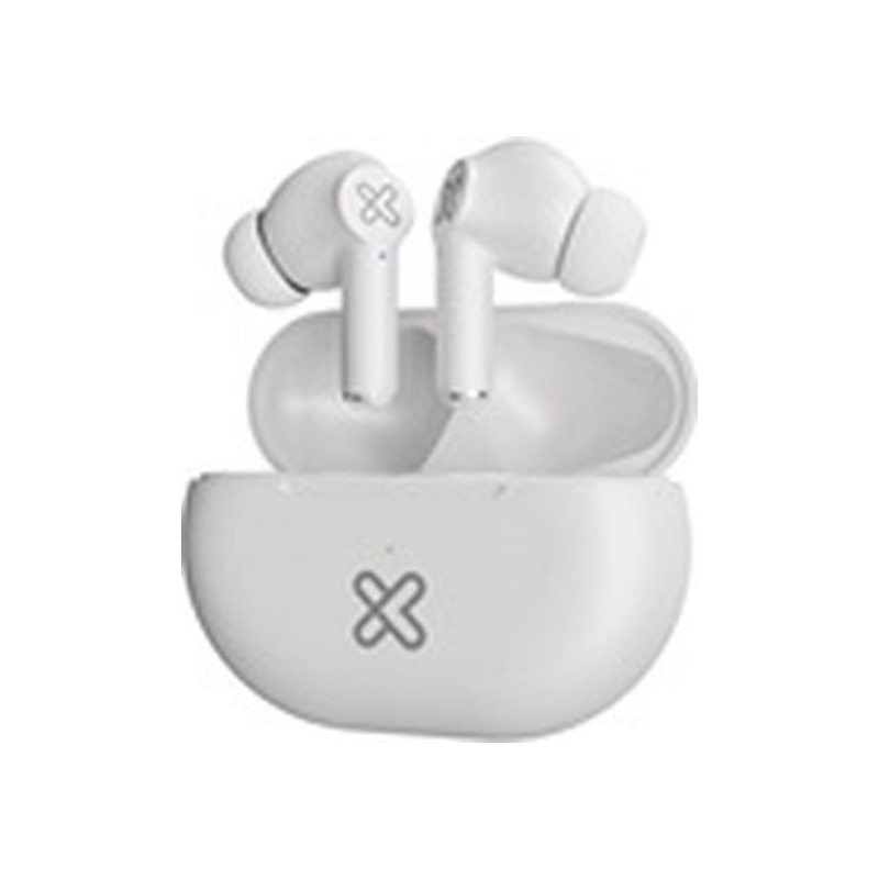 Klip Xtreme - True wireless earphones - Para Phone / Para Portable electronics / Para Tablet - Wireless - 17Hrs IPX White