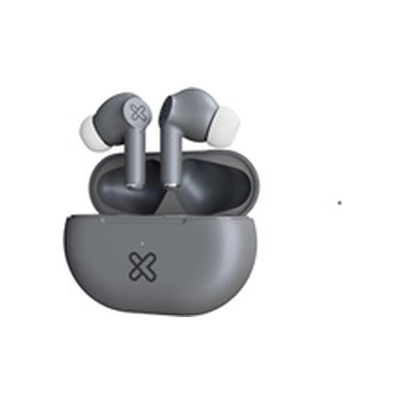 Klip Xtreme - True wireless earphones - Para Phone / Para Portable electronics / Para Tablet - Wireless - 17Hrs IPX Gray
