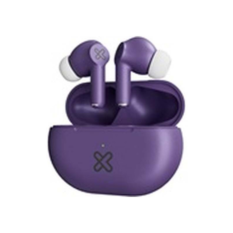 Klip Xtreme - True wireless earphones - Para Phone / Para Portable electronics / Para Tablet - Wireless - 17Hrs IPX Purple